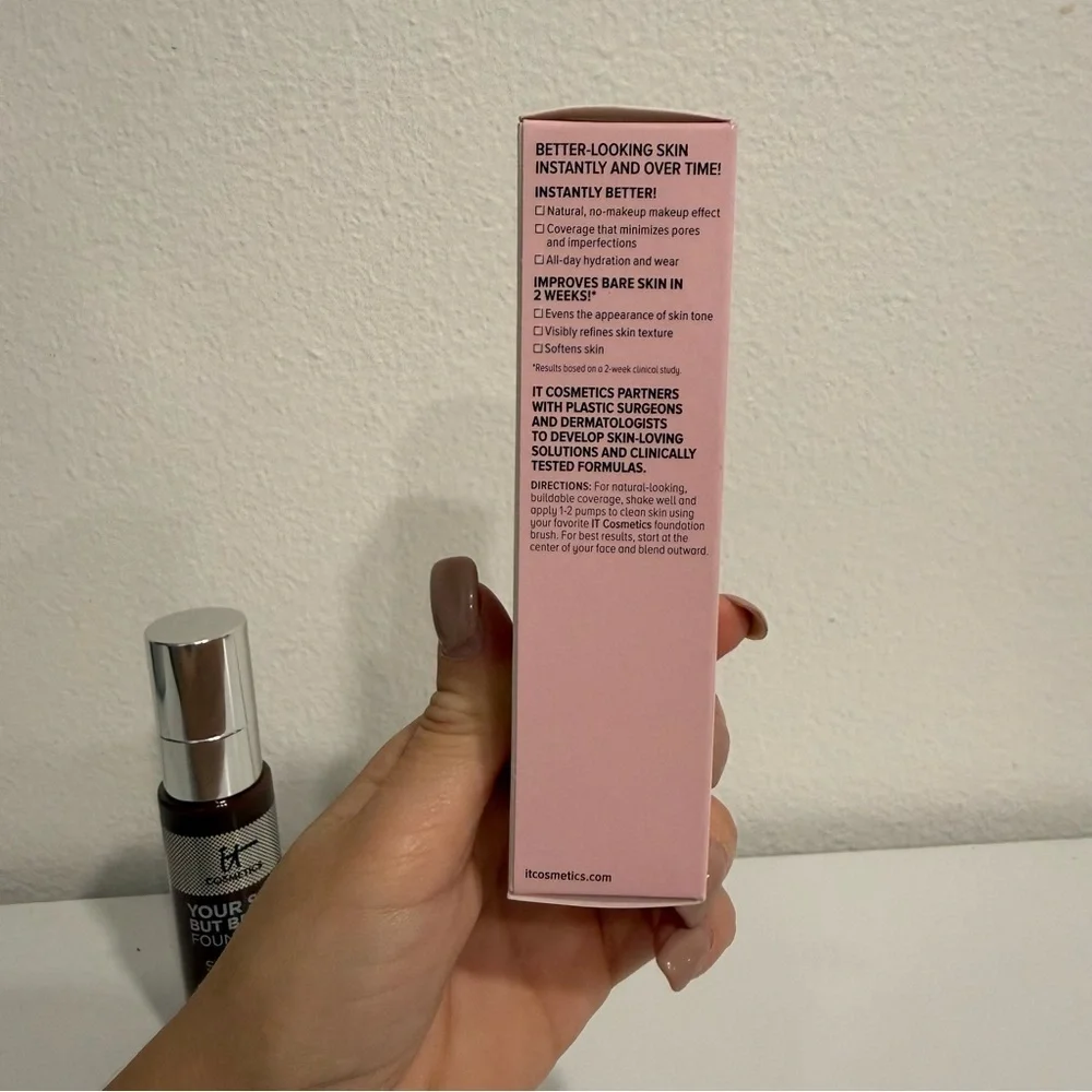 It Cosmetics Your Skin But Better Foundation Medium Coverage Deep Cool 62
